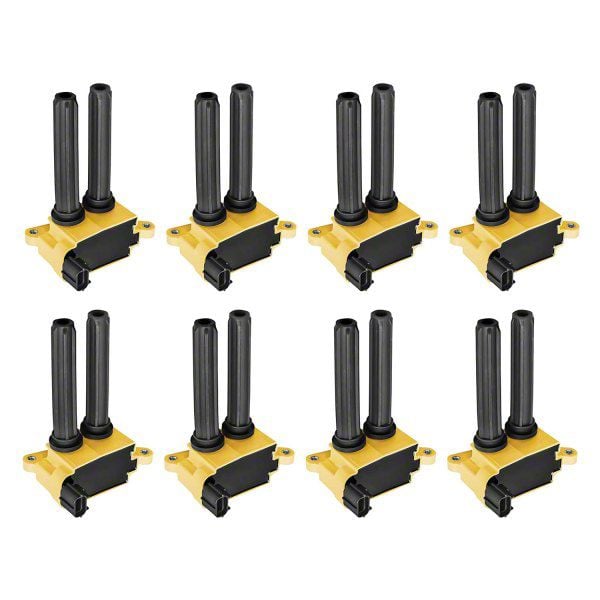 Jeep Grand Cherokee Ignition Coils Yellow Set Of Eight L