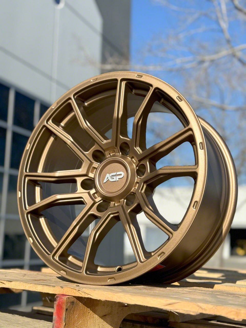 AGP Wheels Tacoma 306 Bronze 6 Lug Wheel 17x8 5mm Offset 306BRZ 78060