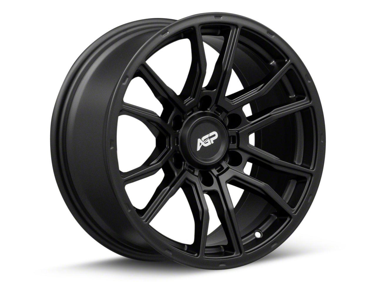 AGP Wheels Tacoma 306 Matte Black 6 Lug Wheel 17x8 5mm Offset 306MB