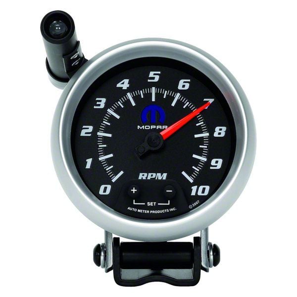 Auto Meter Jeep Wrangler MOPAR Series 3 3 4 Inch Pedestal Tachometer