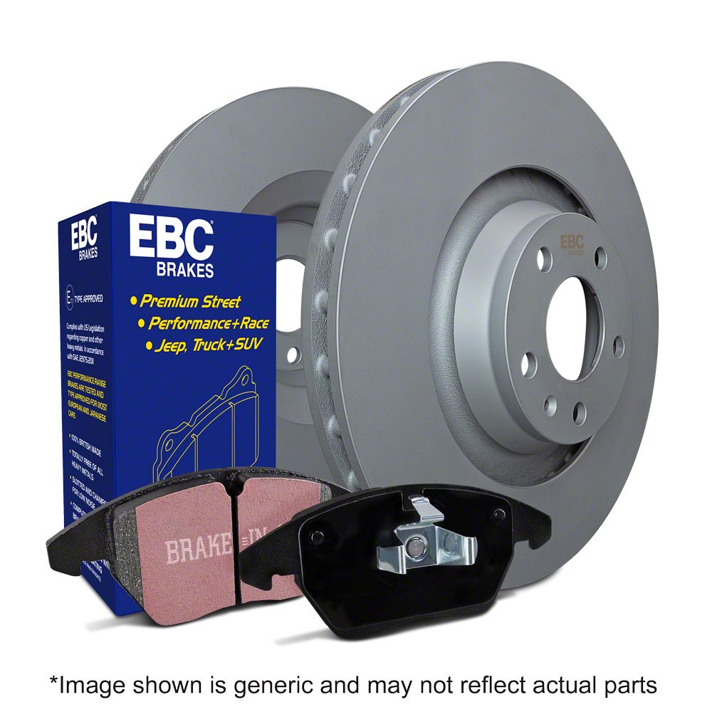 Ebc Brakes Tacoma Stage Ultimax Lug Brake Rotor And Pad Kit Front