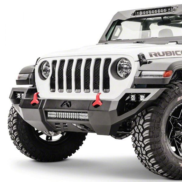 Fab Fours Jeep Wrangler Vengeance Front Bumper Bare Steel JL18 D4651 B