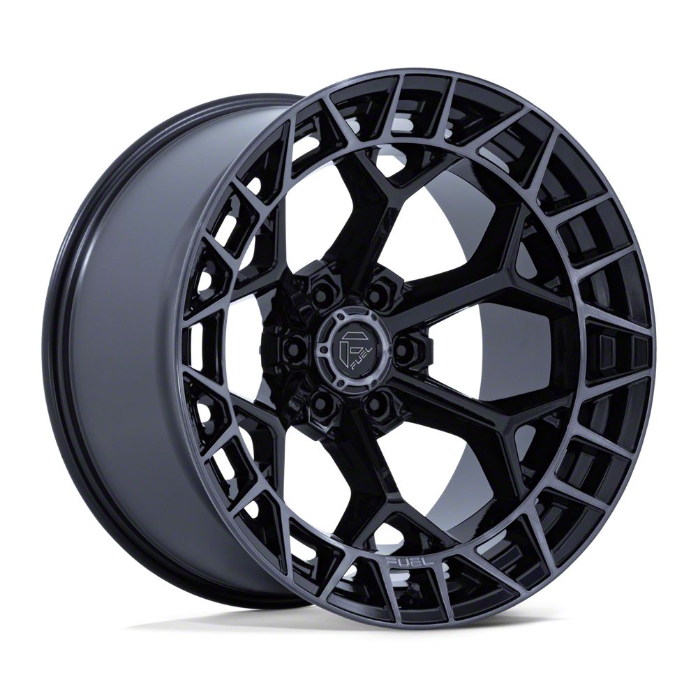 Fuel Wheels Jeep Wrangler Charger Gloss Black Brushed Face With Dark