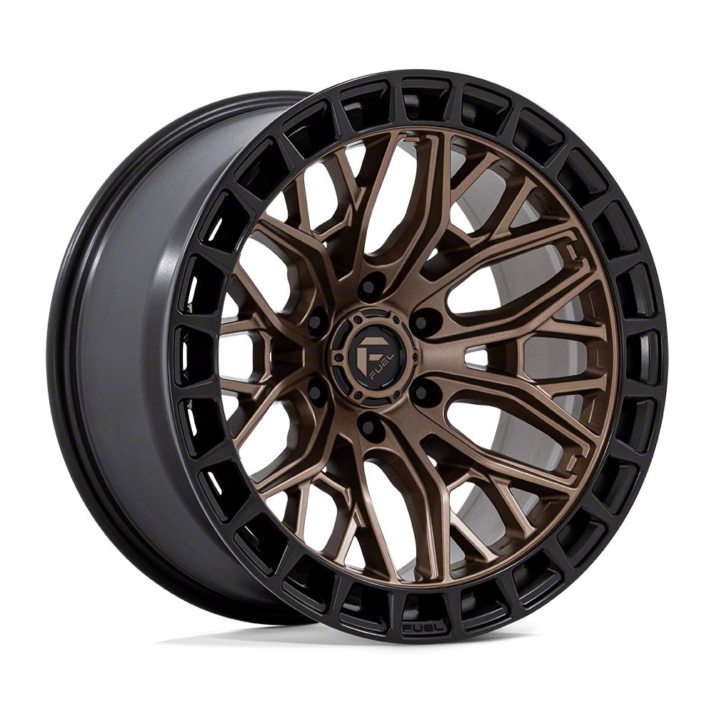 Fuel Wheels Bronco Sigma Matte Bronze With Matte Black Lip 6 Lug Wheel