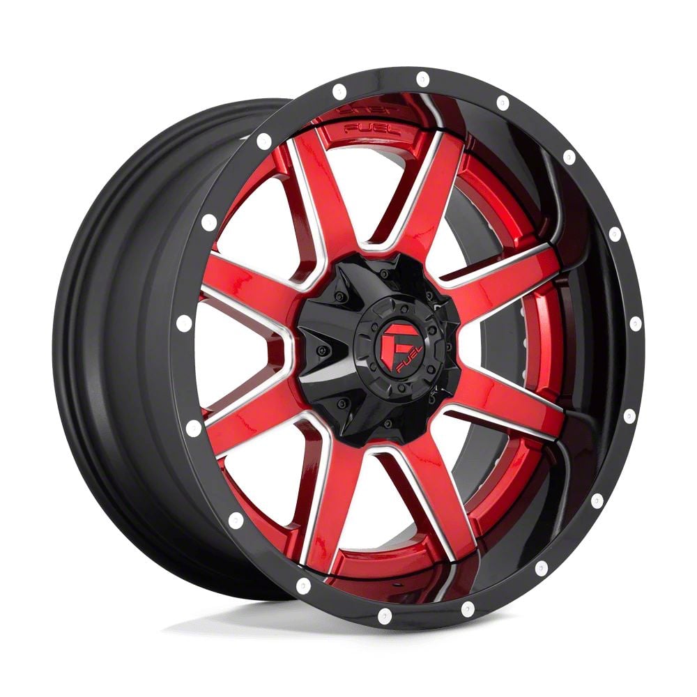 Fuel Wheels Jeep Wrangler Maverick Gloss Red Wheel X Mm Offset