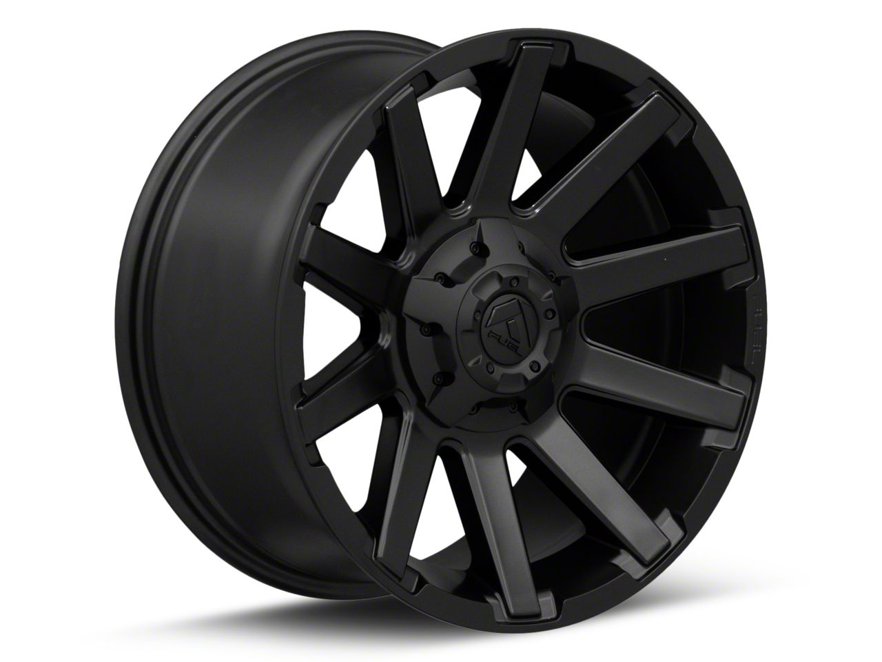 Fuel Wheels Titan XD Contra Satin Black 6 Lug Wheel 20x9 19mm Offset