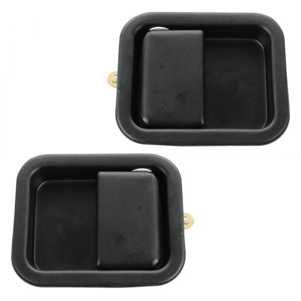 Jeep Wrangler Exterior Door Handles Front Black Jeep Wrangler