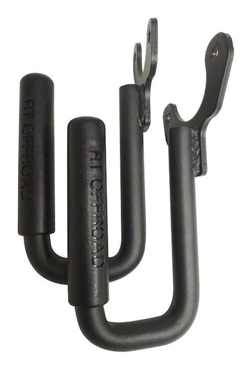 Jeep Wrangler Steel Front Grab Handles Textured Black Jeep