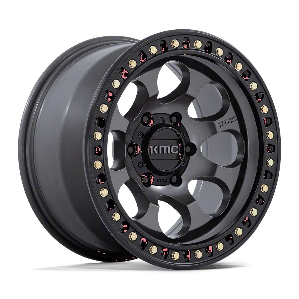 Kmc Jeep Wrangler Riot Sbl Anthracite With Satin Black Lip Wheel X