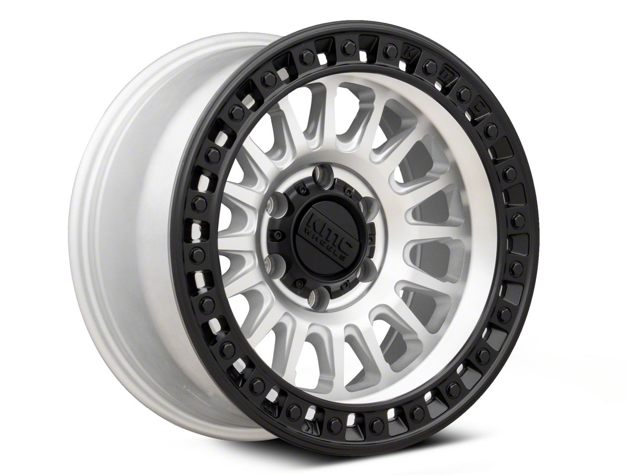 KMC Tacoma IMS Machined With Matte Black Lip 6 Lug Wheel 17x8 5 10mm