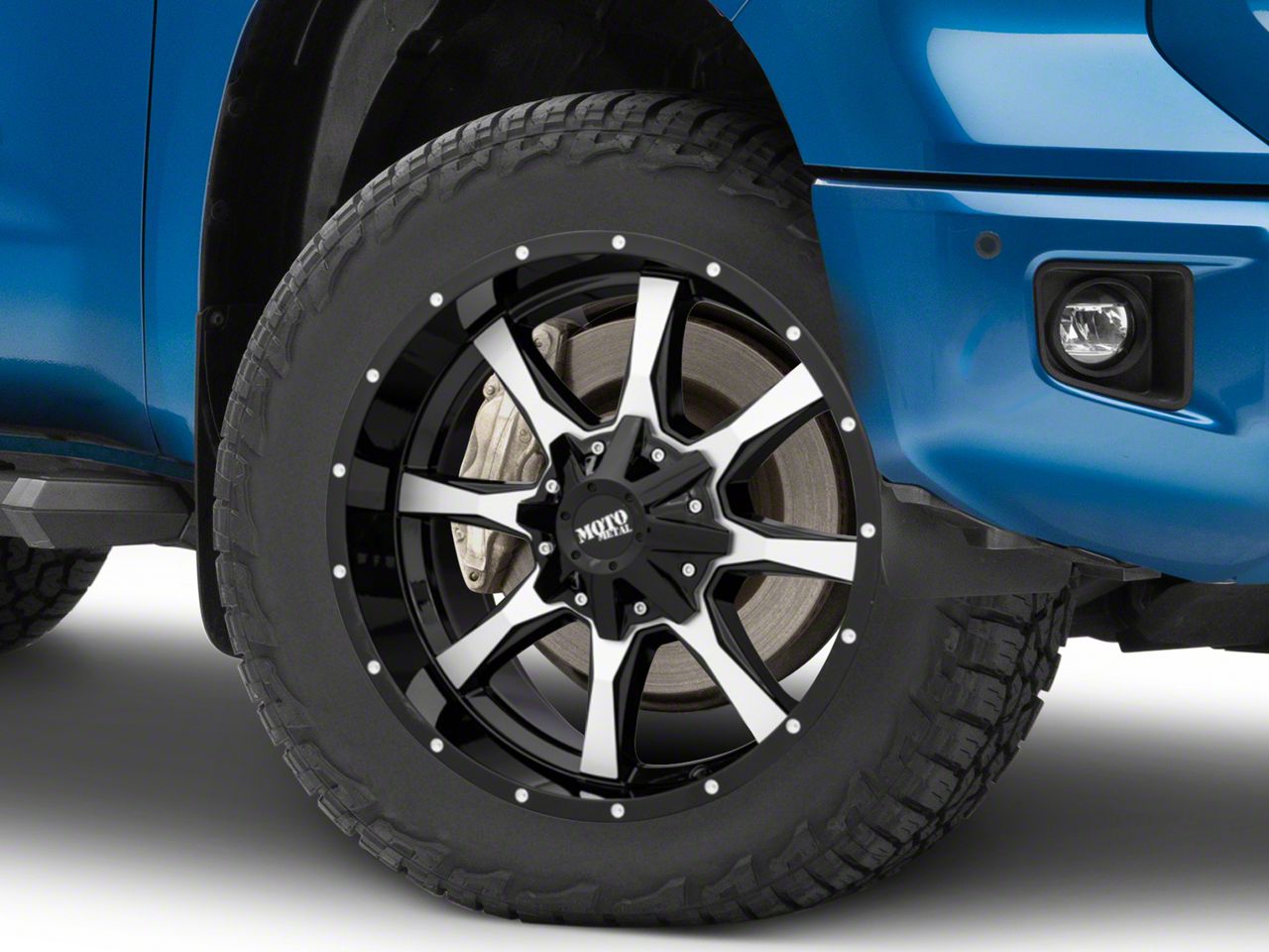 Moto Metal Tundra Mo Gloss Black Machined Lug Wheel X Mm