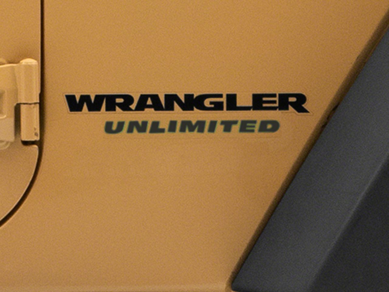 Jeep Licensed By RedRock Jeep Wrangler Unlimited Side Decal Matte