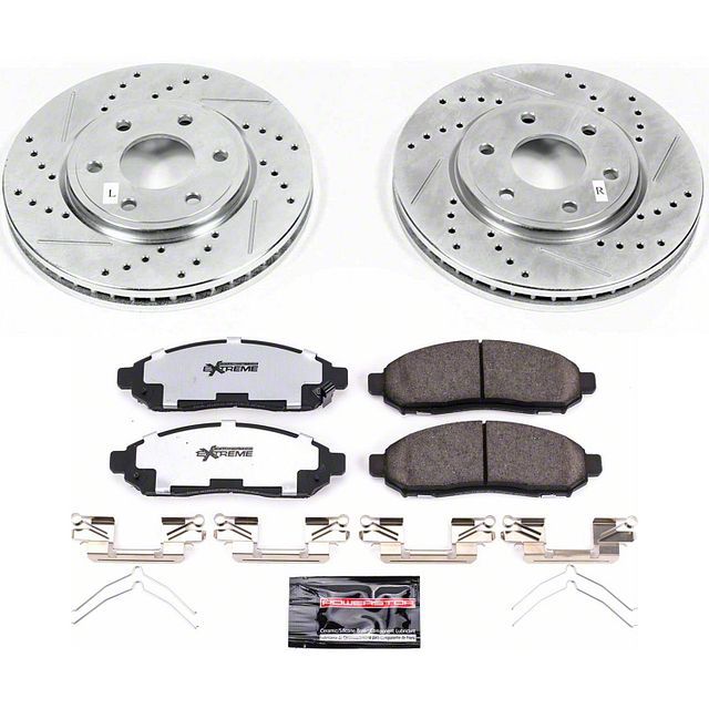 PowerStop Frontier Z36 Extreme Truck And Tow 6 Lug Brake Rotor And Pad