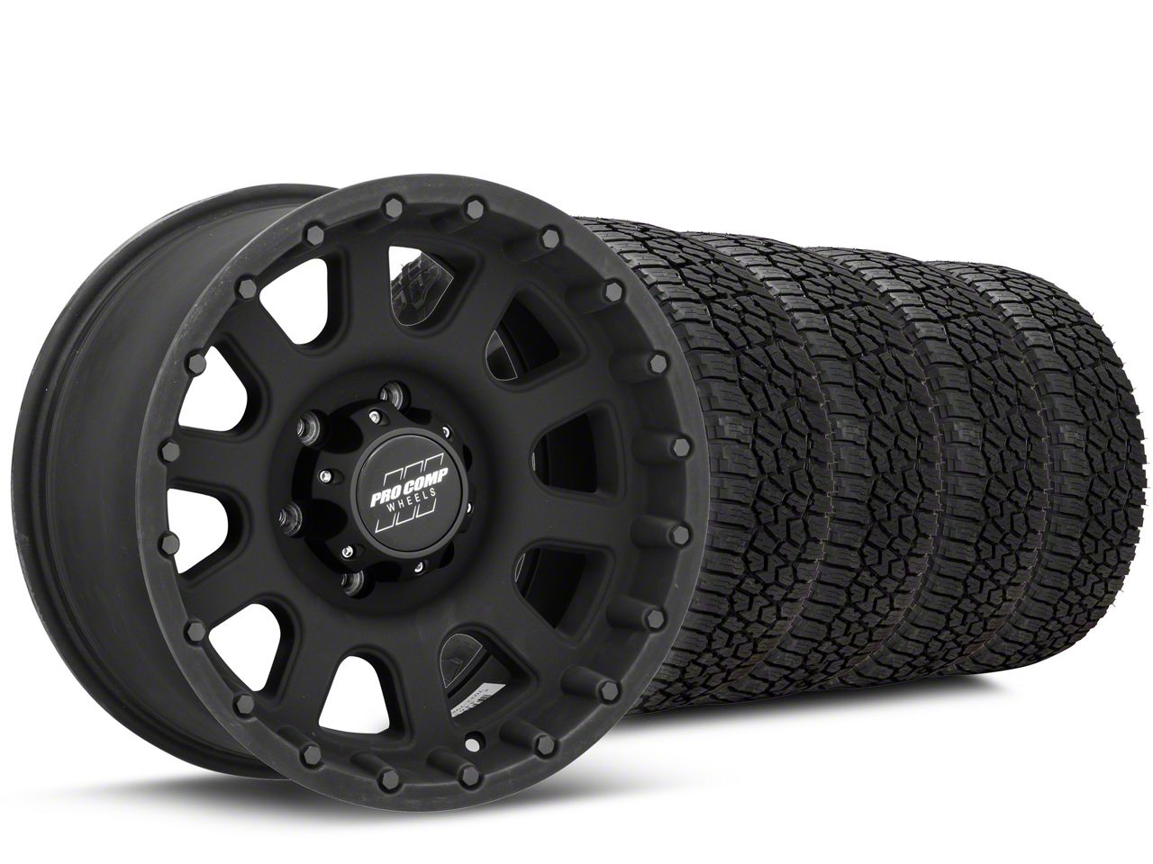 Tacoma X Pro Comp Series Wheel In Falken All Terrain Wildpeak