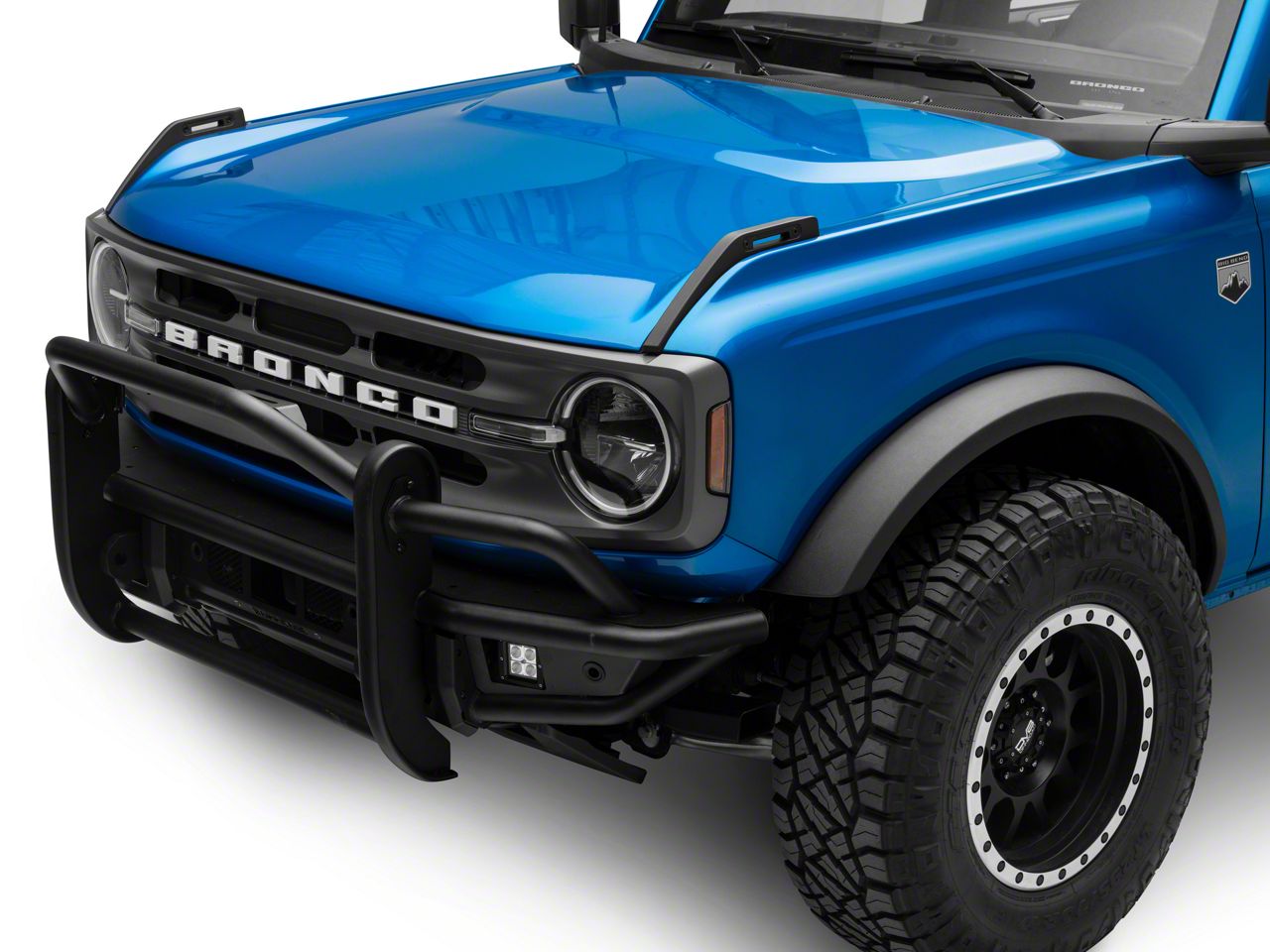 Redrock Bronco Hd Tubular Front Bumper With Led Fog Lights And Grille