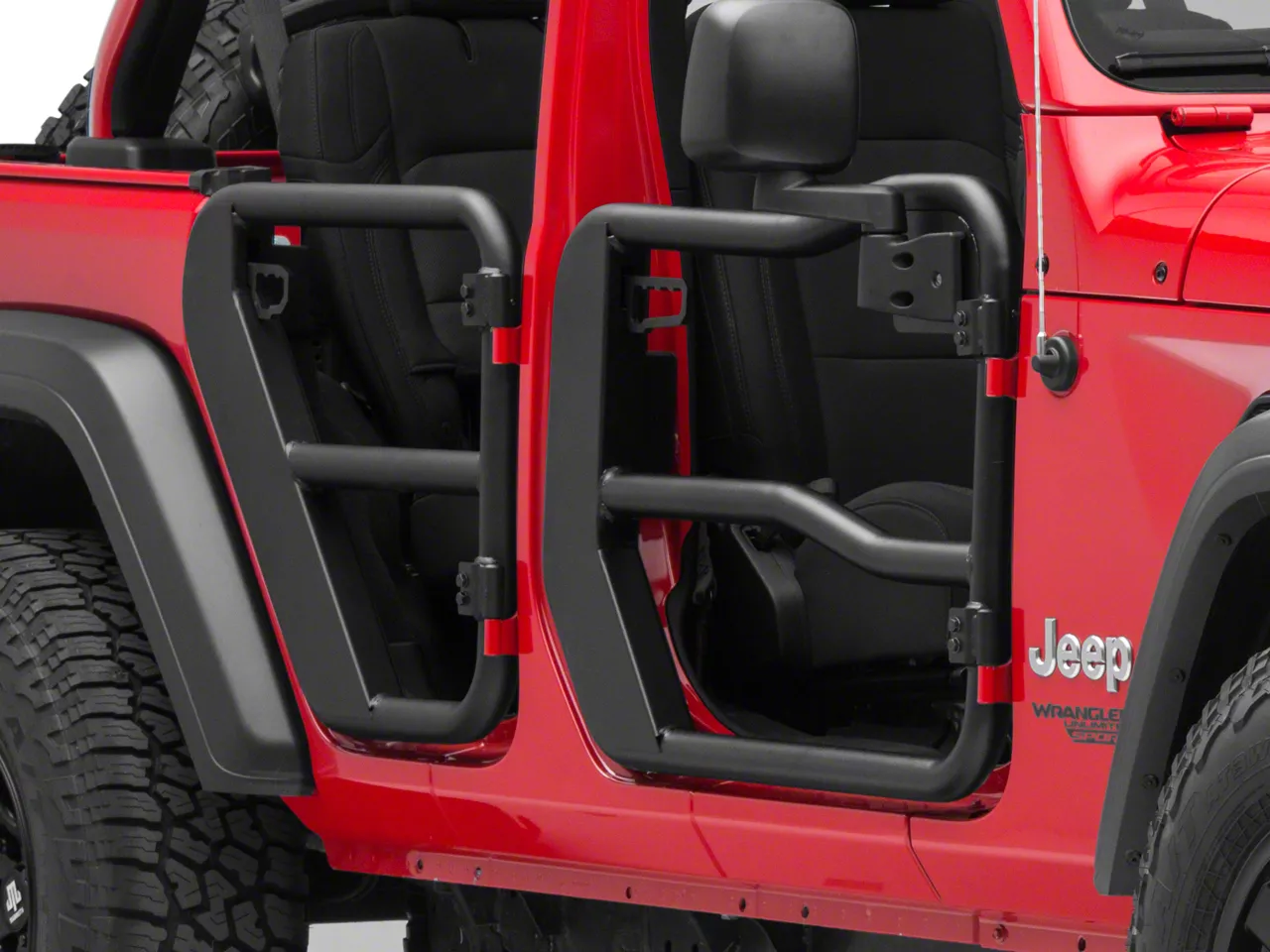 Rugged Ridge Jeep Wrangler Fortis Front Tube Doors With Mirrors