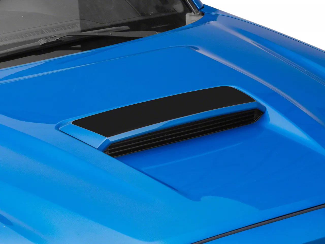 SEC10 Tacoma Hood Scoop Accent Decal Matte Black TT45257 16 23 Tacoma