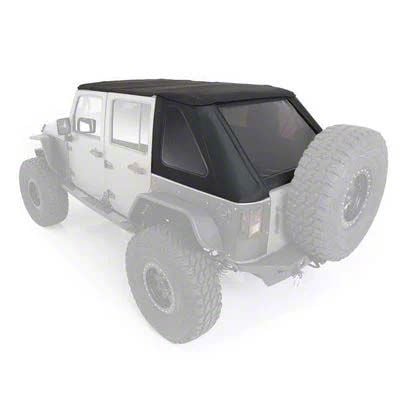 Smittybilt Jeep Wrangler Bowless Combo Soft Top With Tinted Windows