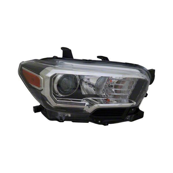 Tacoma CAPA Replacement Headlight Black Housing Clear Lens Passenger