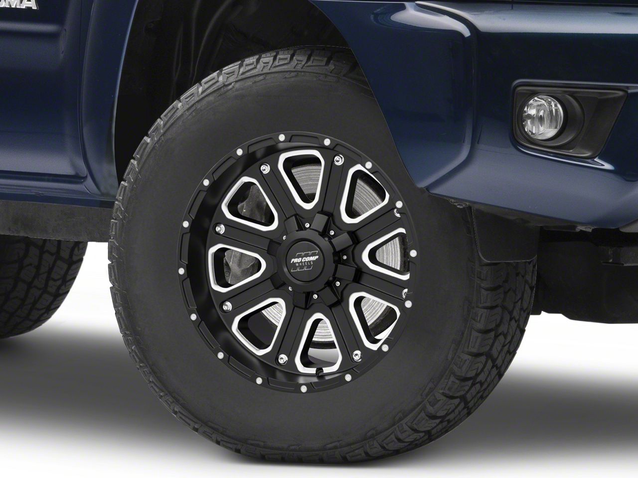 Pro Comp Wheels Tacoma Axis Satin Black 6 Lug Wheel 17x9 6mm Offset