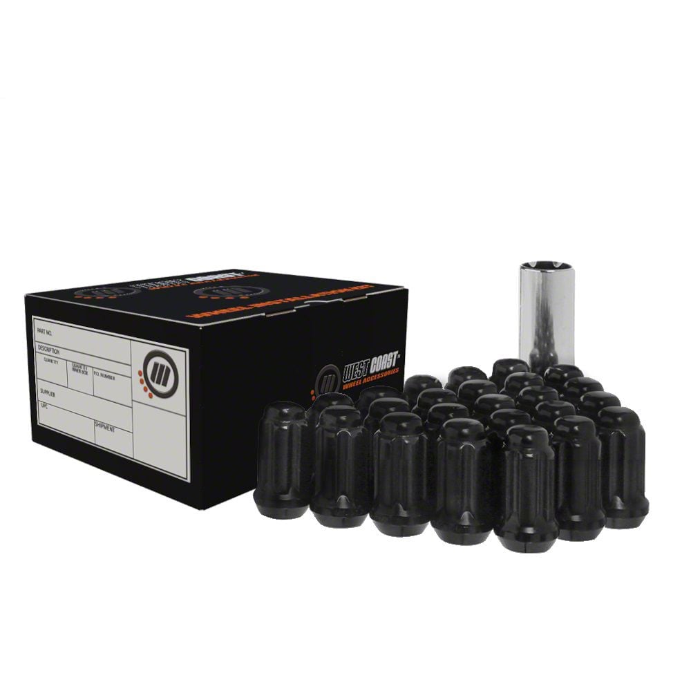 Tundra Black Spline Lug Nuts M X Set Of Tundra Free