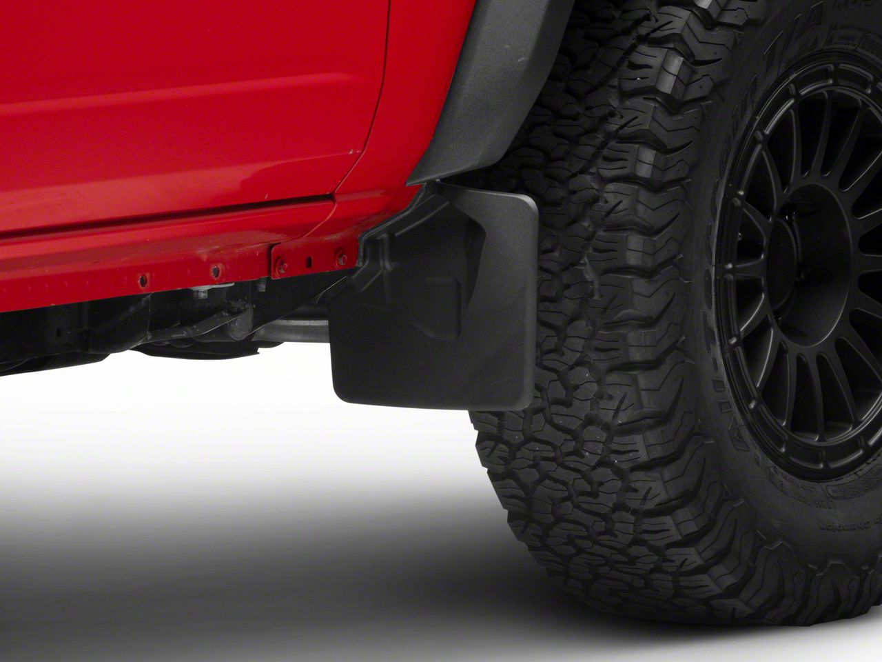 Weathertech Bronco No Drill Mud Flaps Front And Rear Black 110148