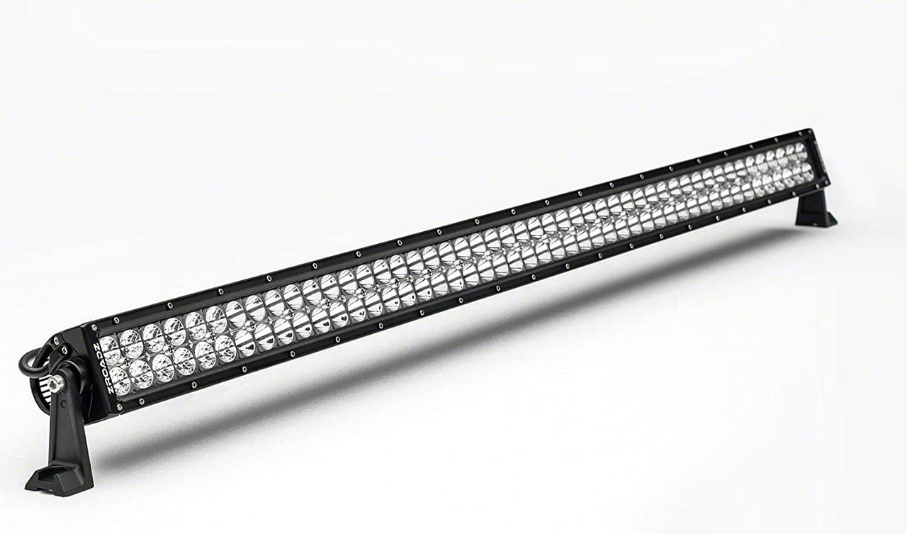 Zroadz Bronco Inch Double Row Straight Led Light Bar Spot Flood