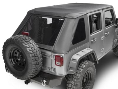 Smittybilt Jeep Wrangler Bowless Protek Combo Soft Top With Tinted