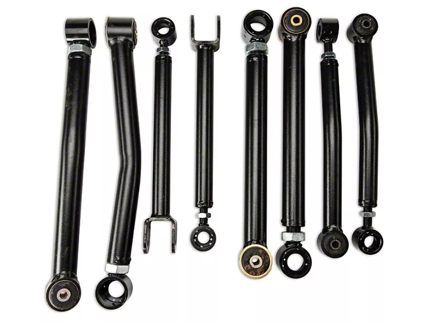 Rough Country X-Flex Adjustable Control Arms for 2 to 6-Inch Lift (07-18 Jeep Wrangler JK)