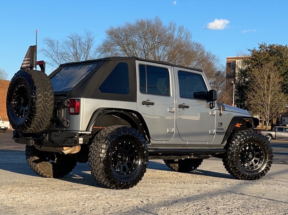 Smittybilt Bowless Combo Soft Top with Tinted Windows Black Diamond 07-18 Jeep Wrangler JK 4-Door