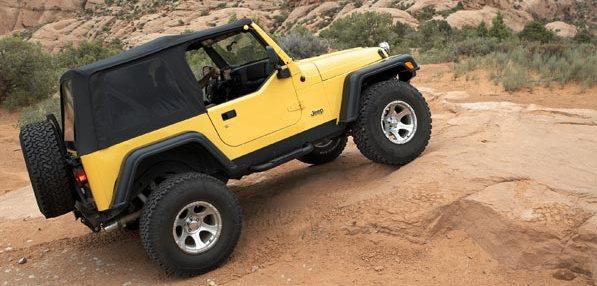 A Lifted Wrangler Jeep TJ