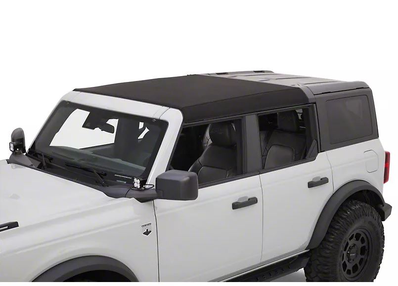 Bestop Skyrider Retractable Top; Black Diamond (21-24 Bronco 4-Door w/ Hard Top, Excluding Raptor)