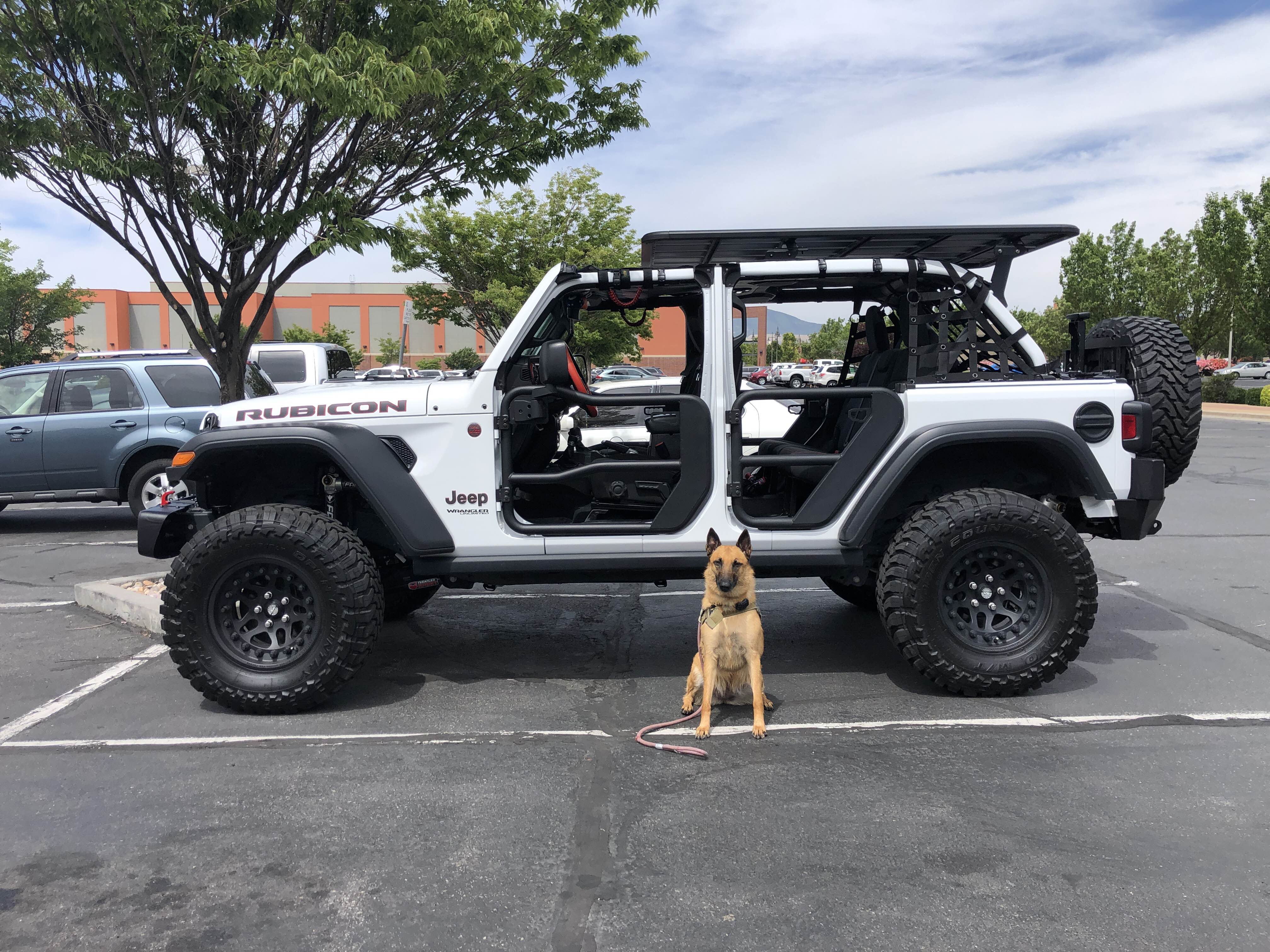 Rugged Ridge Fortis Rear Tube Doors (18-24 Jeep Wrangler JL 4-Door)