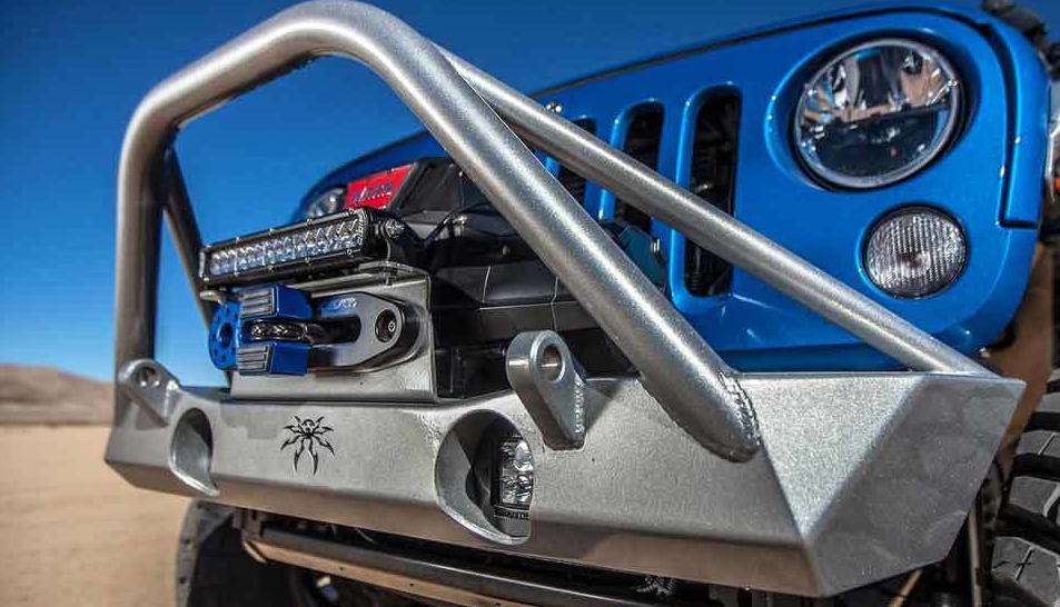 Grill Guard on a Wrangler Jeep