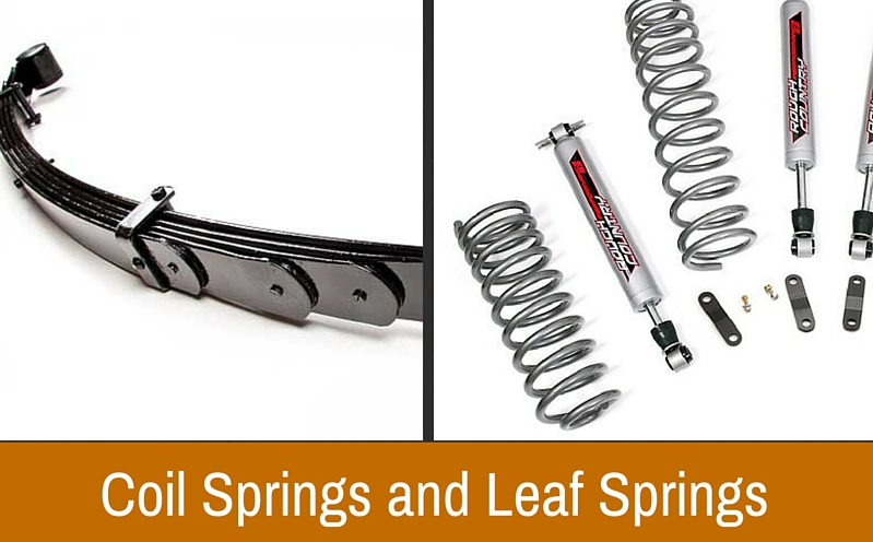 Wrangler Jeep Leaf Spring and Coil Spring Suspensions