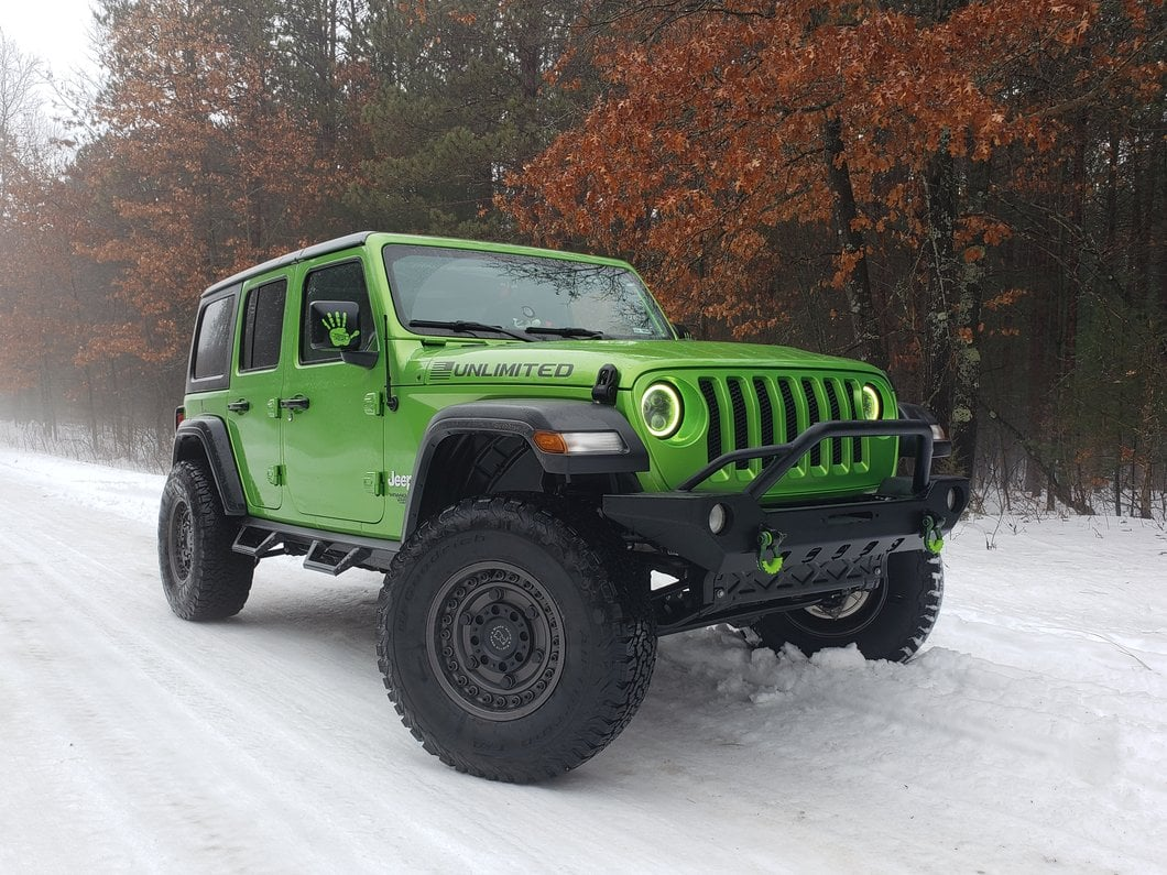 Jeep on Big Wheels