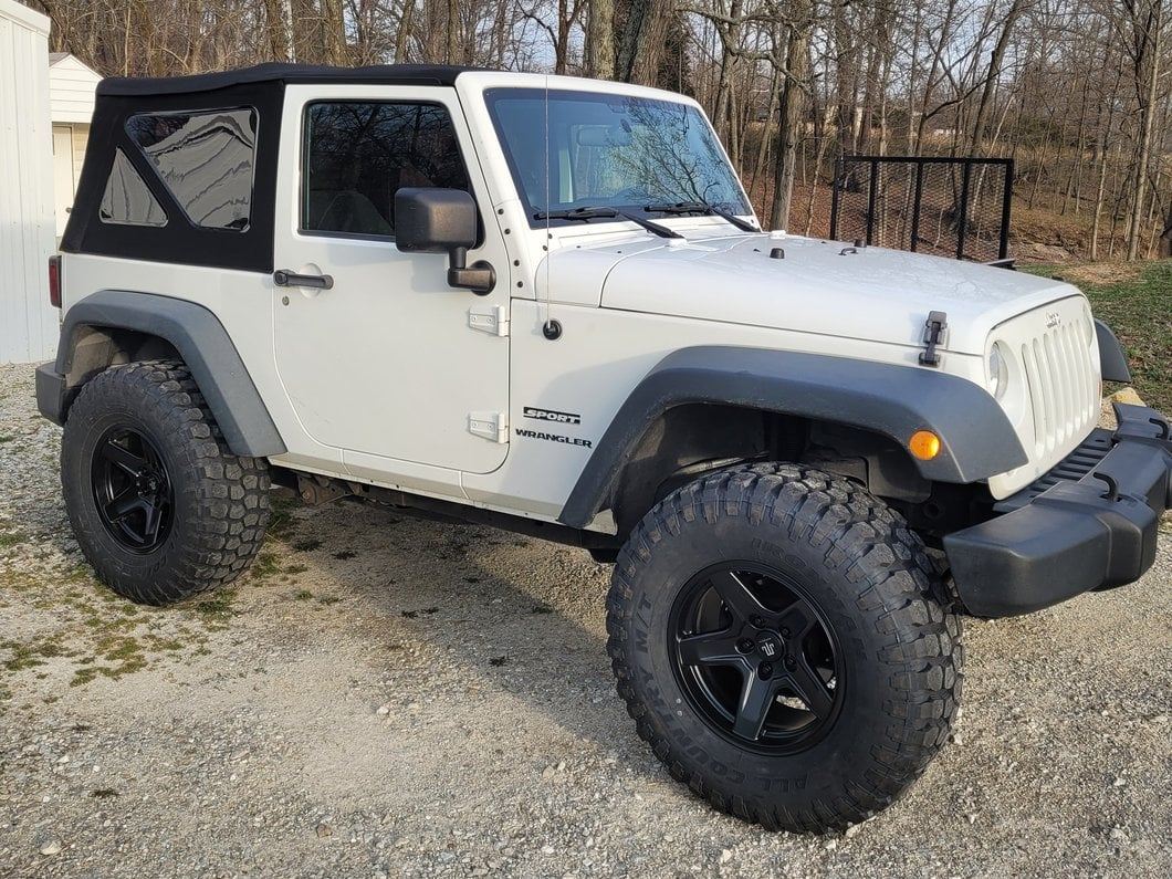 Lifted Wrangler Jeep White