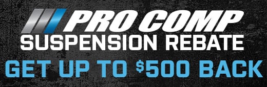 Pro Comp Suspension Rebate