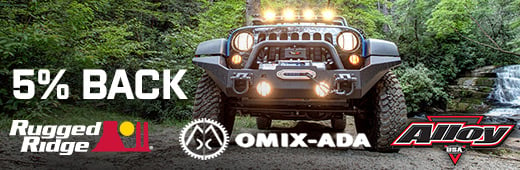 Rugged Ridge, Omix-Ada, Alloy Rebate