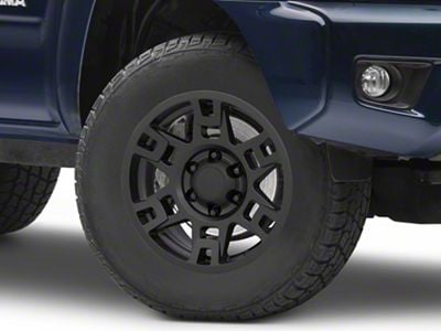 TRD 4Runner Style Matte Black 6-Lug Wheel; 17x7; 4mm Offset (03-09 4Runner)