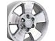 TY09 Silver 6-Lug Wheel; 17x7.5; 30mm Offset (03-09 4Runner)