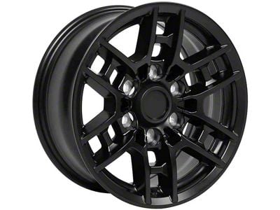 TY17 Satin Black 6-Lug Wheel; 16x7; 13mm Offset (03-09 4Runner)