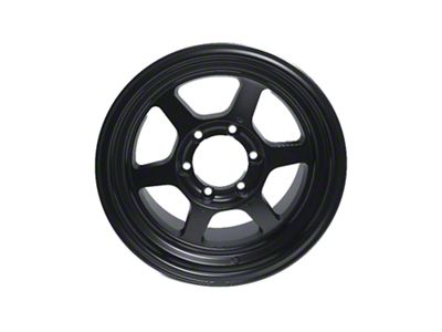 P37 Black 6-Lug Wheel; 17x8.5; -10mm Offset (05-15 Tacoma)