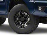 TR1 Matte Black 6-Lug Wheel; 17x8; 5mm Offset (05-15 Tacoma)