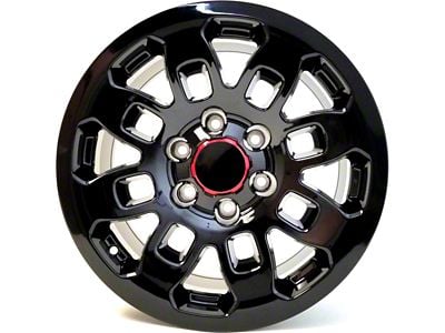 TR2 Gloss Black 6-Lug Wheel; 17x9; -12mm Offset (05-15 Tacoma)