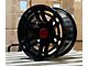 TR6 Gloss Black 6-Lug Wheel; 17x9; -12mm Offset (05-15 Tacoma)