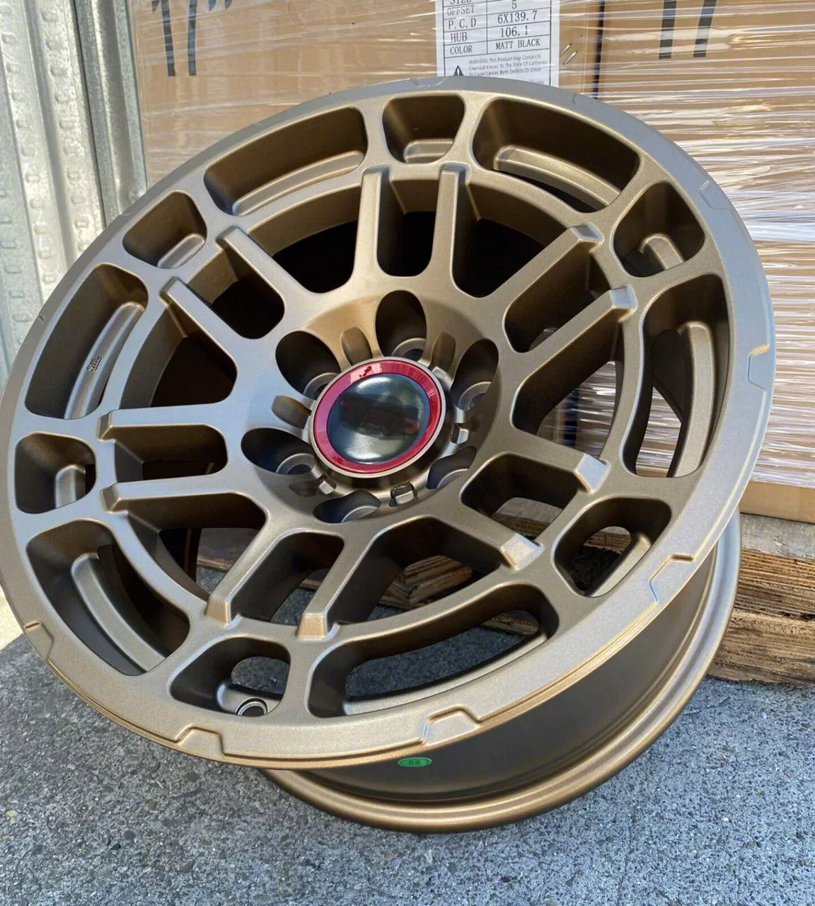 Tacoma TR6 Matte Bronze 6-Lug Wheel; 17x9; -12mm Offset (05-15 Tacoma ...