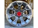 TR8 Matte Gunmetal 6-Lug Wheel; 17x8; 5mm Offset (05-15 Tacoma)