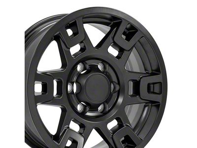 TY16B Matte Black 6-Lug Wheel; 17x7; 4mm Offset (05-15 Tacoma)