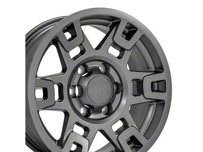 TY16B Satin Graphite 6-Lug Wheel; 17x7; 4mm Offset (05-15 Tacoma)